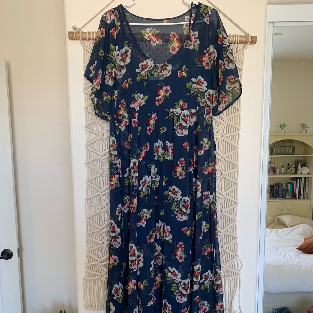Flower printed dress!!!